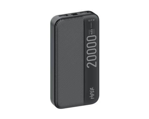 Hiper SM20000 Мобильный аккумулятор 20000mAh 2.4A черный (SM20000 BLACK)