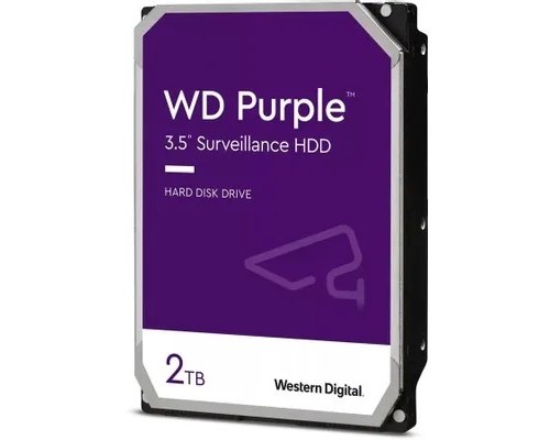 2TB WD Purple (WD23PURZ) Serial ATA III, 5400- rpm, 64Mb, 3.5