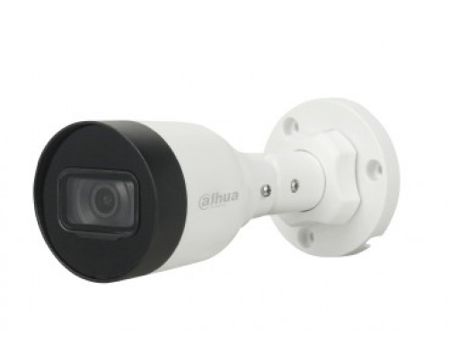 DAHUA DH-IPC-HFW1230S1P-0280B-S5 Уличная цилиндрическая IP-видеокамера 2Мп, 1/2.8” CMOS, объектив 2.8мм, ИК-подсветка до 30м, IP67, корпус: металл, пластик
