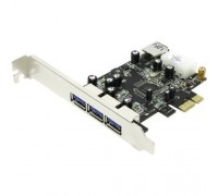 Controller ST-Lab, PCI-E x1, U- 750, 3 ext (USB3.0) + 1 int (USB3.0), +LP bracket, Ret