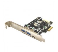 Controller ST-Lab, PCI-E x1, U-1340, 2 ext (USB3.1(A) + 1 ext (USB3.1(C) , +LP bracket) Ret