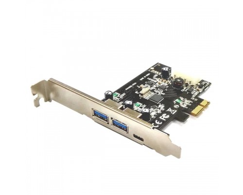 Controller ST-Lab, PCI-E x1, U-1340, 2 ext (USB3.1(A) + 1 ext (USB3.1(C) , +LP bracket) Ret