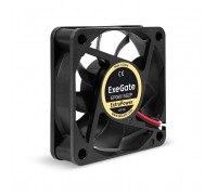 Exegate EX295225RUS Вентилятор 12В DC ExeGate ExtraPower EP06015S2P (60x60x15 мм, Sleeve bearing (подшипник скольжения), 2pin, 4800RPM, 32dBA)