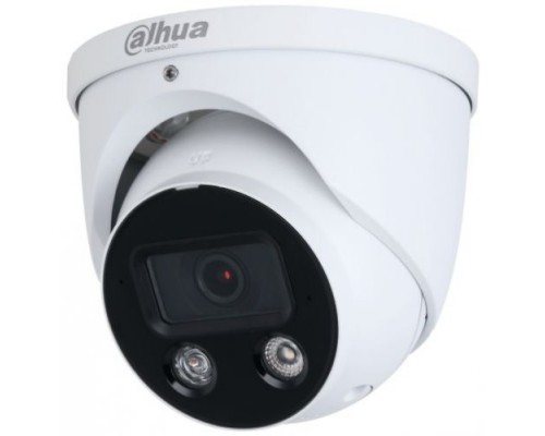 DAHUA DH-IPC-HDW3449HP-AS-PV-0280B-S4 Уличная турельная IP-видеокамера TiOC с ИИ и активным сдерживанием 4Мп; 1/2.7” CMOS; объектив 2.8мм, видеоаналитика, ИК 30м, LED 30м, IP67, корпус: металл