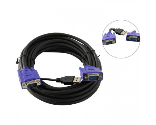 ProCase CE0500HD Кабель 5.0м VGA + USB для KVM переключателей Procase серии ExxxxHD
