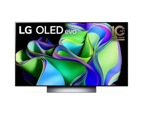 LG 48 OLED48C3RLA.ARUB темно-серый/серебристый Ultra HD 120Hz DVB-T DVB-T2 DVB-C DVB-S2 USB WiFi Smart TV