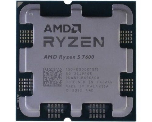 CPU AMD Ryzen 5 7600 (100-000001015) Raphael, 6C/12T, 3.8/5.1GHz, 32MB, 65W OEM