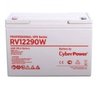 CyberPower Аккумуляторная батарея RV 12290W (12В/76 Ач), клемма М6, ДхШхВ 259х168х208мм, вес 30,4кг, срок службы 10 лет