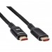 Кабель интерфейсный HDMI-HDMI VCOM ACG859B-3.0 19M/M,ver. 2.1 8KX60Hz (Econom) оплетка 3m iOpen