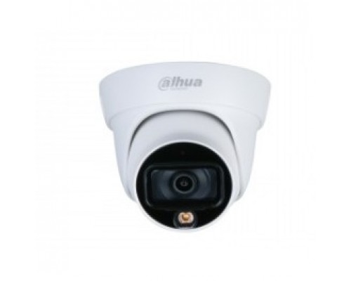 DAHUA DH-IPC-HDW1239T1P-LED-0280B-S5 Уличная турельная IP-видеокамера Full-color 2Мп, 1/2.8” CMOS, объектив 2.8мм, LED-подсветка до 15м, IP67, корпус: пластик