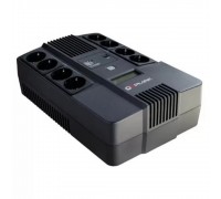 ИБП Линейно-интерактивный 800 ВА/480 Вт, 8xSchuko, ЖК, 2 х USB СБП ЕРМАК 220-220.0,8-32-ВН