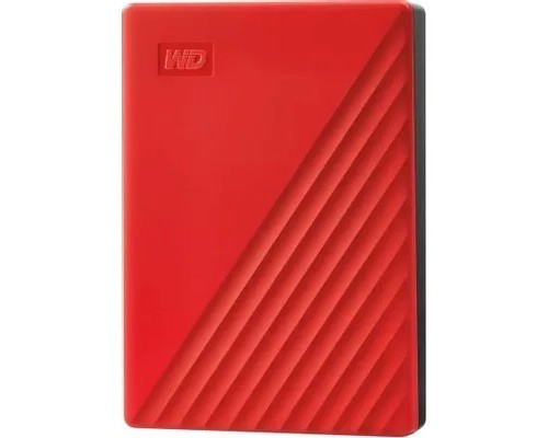 WD Portable HDD 5TB USB 3.0 WDBPKJ0050BRD-WESN My Passport 2.5 красный