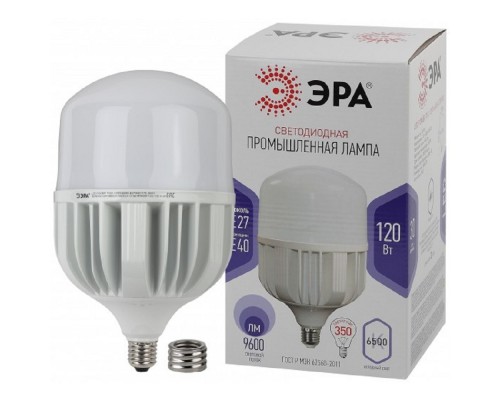 ЭРА Б0051794 Лампа светодиодная STD LED POWER T160-120W-6500-E27/E40 E27 / E40 120Вт колокол холодный дневной свет 505639628047