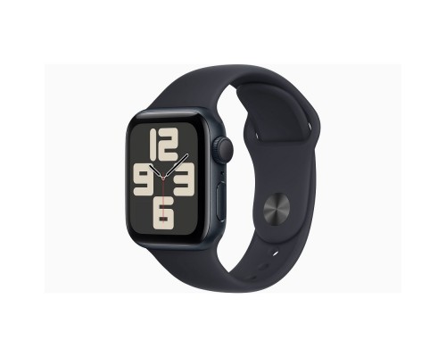Apple Watch SE GPS 40mm Midnight Aluminium Case with Midnight Sport Band - M/L MR9Y3ZP/A