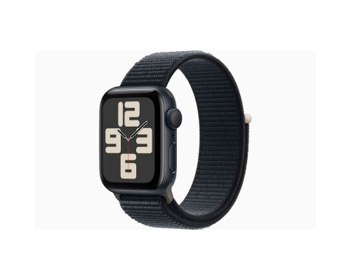 Apple Watch SE GPS 44mm Midnight Aluminium Case with Midnight Sport Loop MREA3ZP/A
