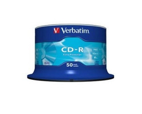 Verbatim и CD-R 50 шт. 48/52-x 700Mb, Cake Box (43351) 1/50