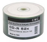 и CMC CD-R 80 52x Bulk/50 Full Ink Print 1/50